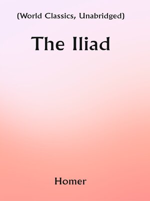 cover image of The Iliad